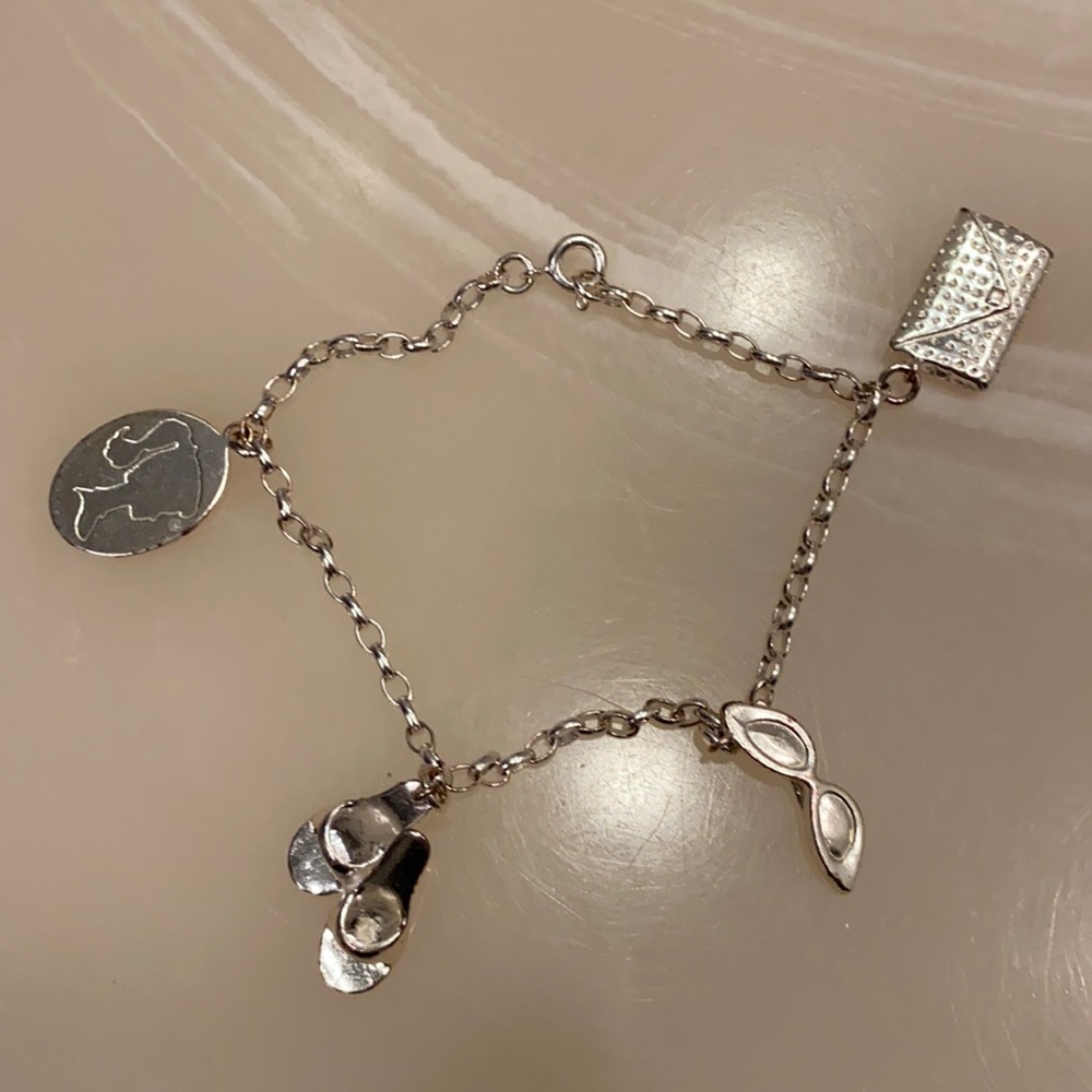 Barbie 45th Anniversary Sterling Charm Bracelet